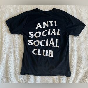 Anti Social Social Club ASSC Classic Logo Tee Black White